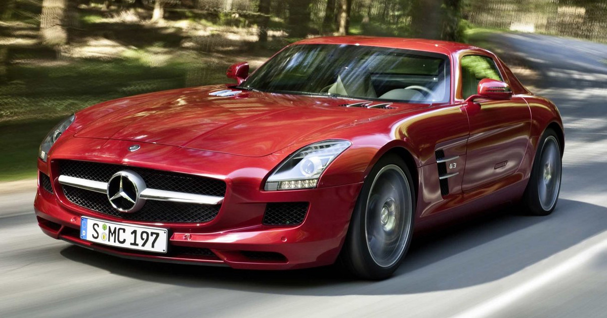 2011 Mercedes Benz SLS AMG Red