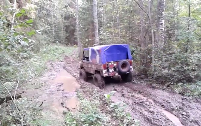 Луаз видео по бездорожью