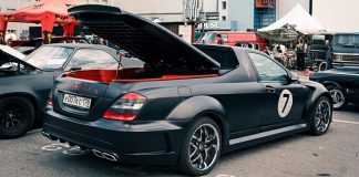 Чумовой пикап из Санкт-Петербурга: Mercedes-Benz S-Class Black Cox