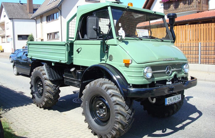 Детский электромобиль unimog